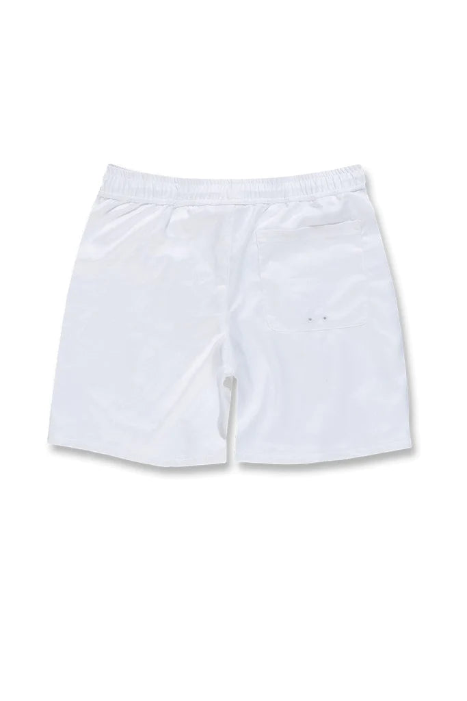 Jordan Craig Athletic Lux Shorts-White-4415