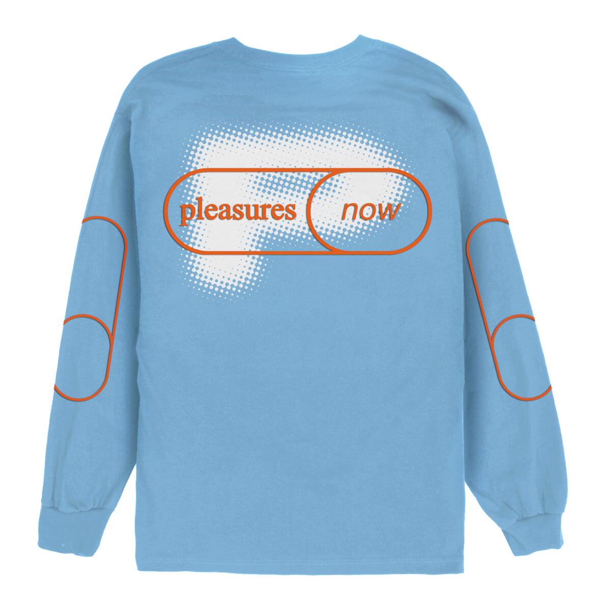 Pleasures Pixel P Long Sleeve-Blue-P24F068