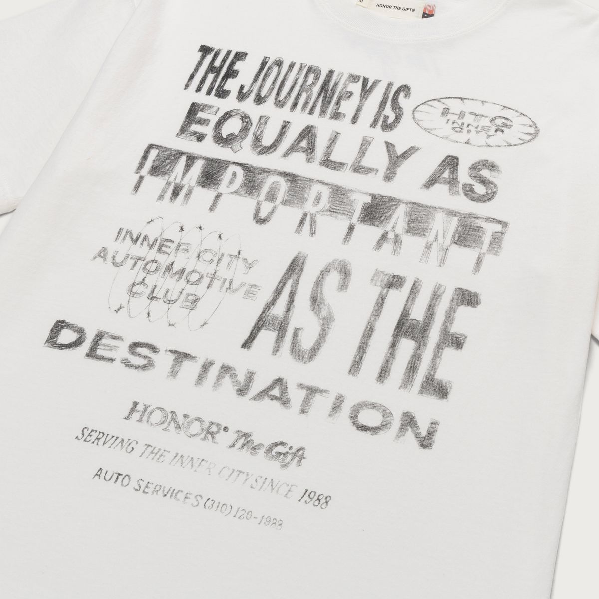 Honor The Gift Travelled Journey Tee-White- HTG250146