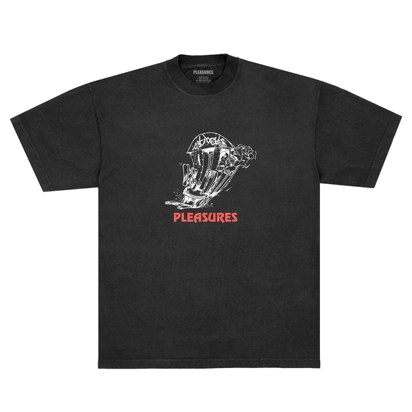 Pleasures 9th Street T-shirt -P25SP067-Black