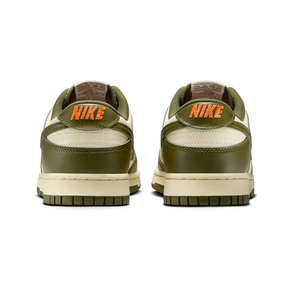 Men's Nike Dunk Low Retro -Coconut Milk/rough Green-electro Orange-IH0245-113