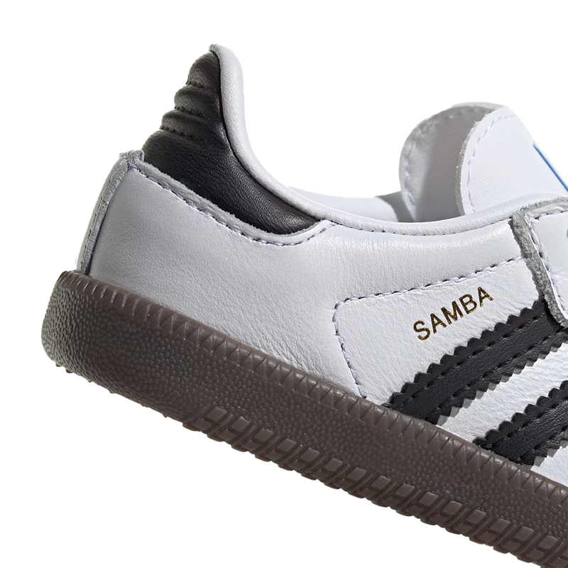 Adidas Samba OG EL I- Wht/Blk - IE3679 (TD)