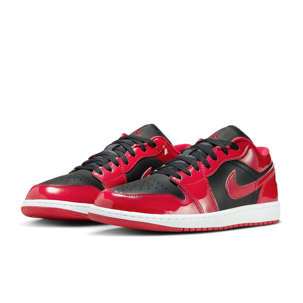 Men's Air Jordan 1 Low SE 'Patent Varsity Red' - HV4089-006