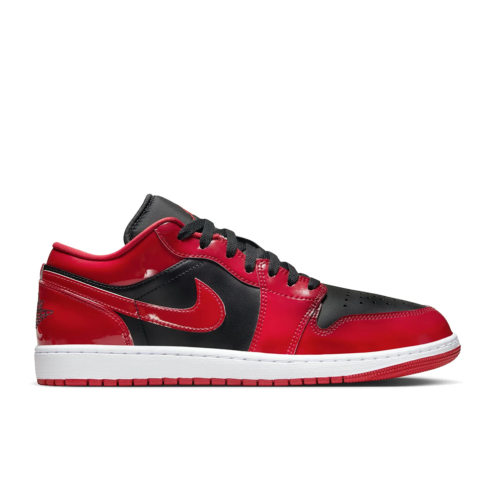 Men's Air Jordan 1 Low SE 'Patent Varsity Red' - HV4089-006