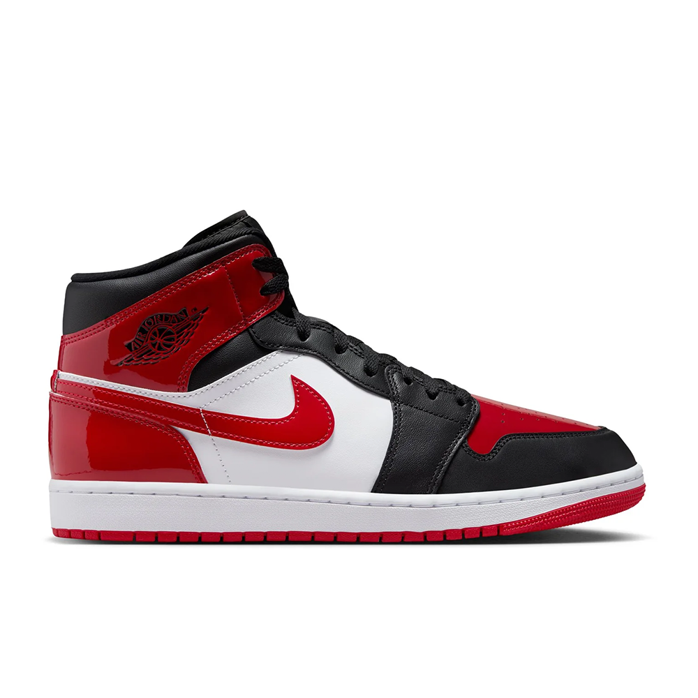 Men's Air Jordan 1 Mid SE 'Black/Varsity Red' - HV4091-006