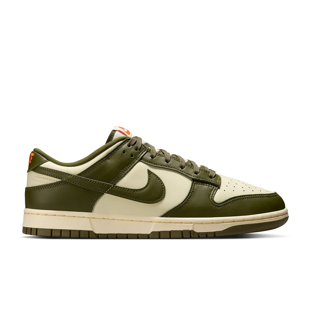 Men's Nike Dunk Low Retro -Coconut Milk/rough Green-electro Orange-IH0245-113