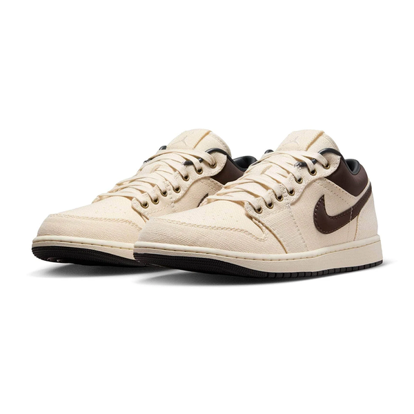 Men's Air Jordan 1 Low PRM 'Pale Ivory'  - IB8058-110