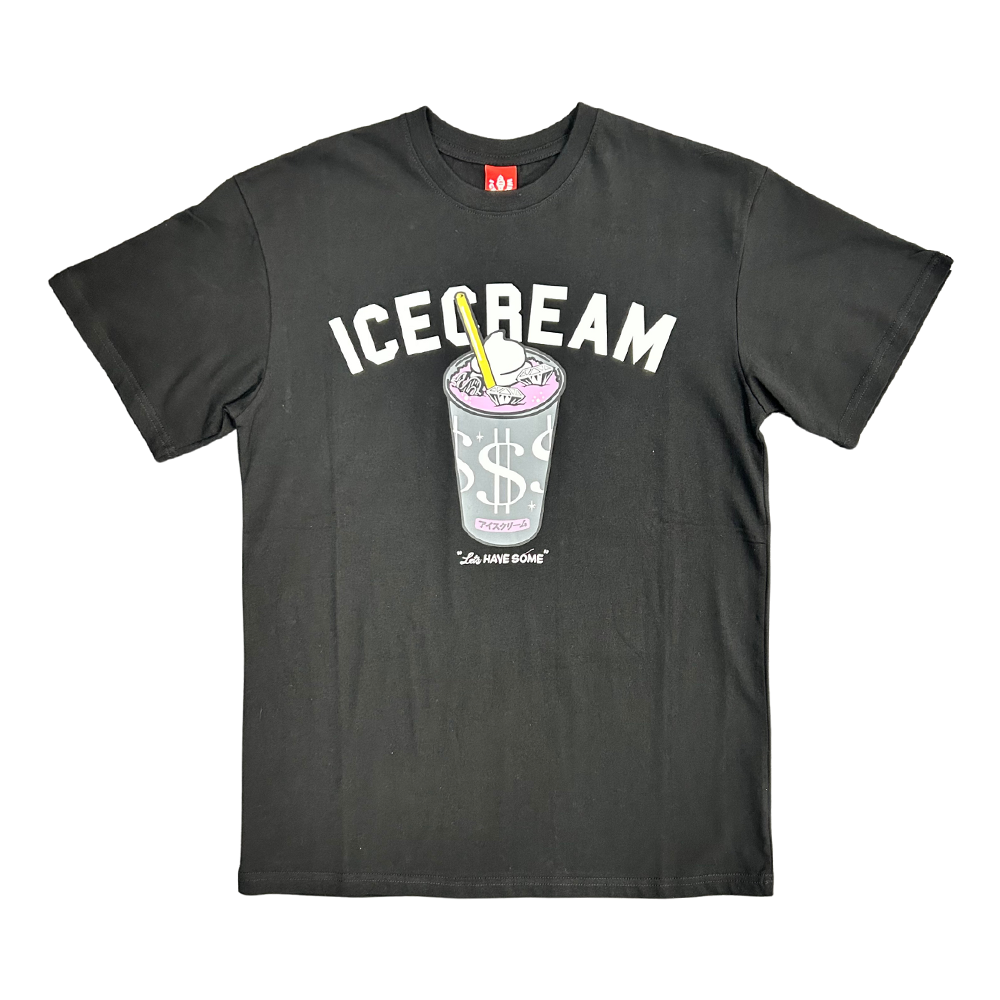 Ice Cream Shake SS Tee -Black-451-4203