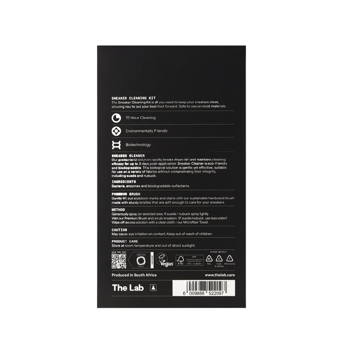 Sneaker Lab Sneaker Cleaning Kit 125ml