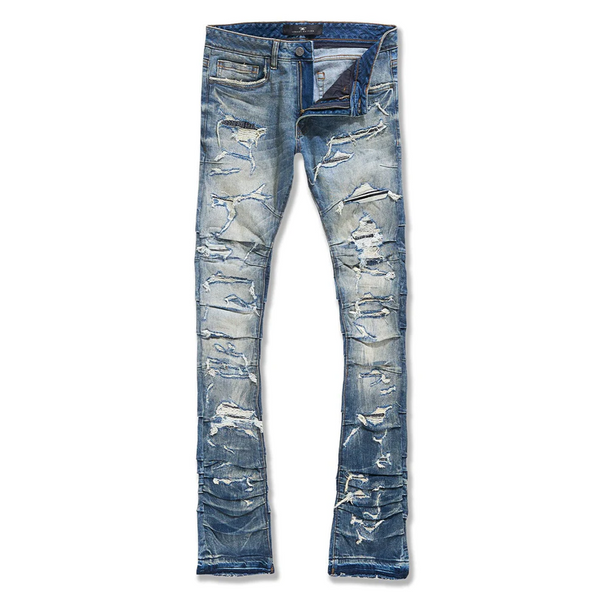 JORDAN CRAIG MARTIN STACKED - RIPPLE EFFECT DENIM-DESERT STORM-JTF1157