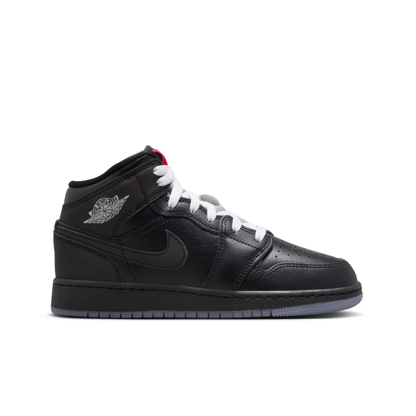 Air Jordan 1 Mid -Black/black-white-wolf Grey -HV5180-010 (GS)