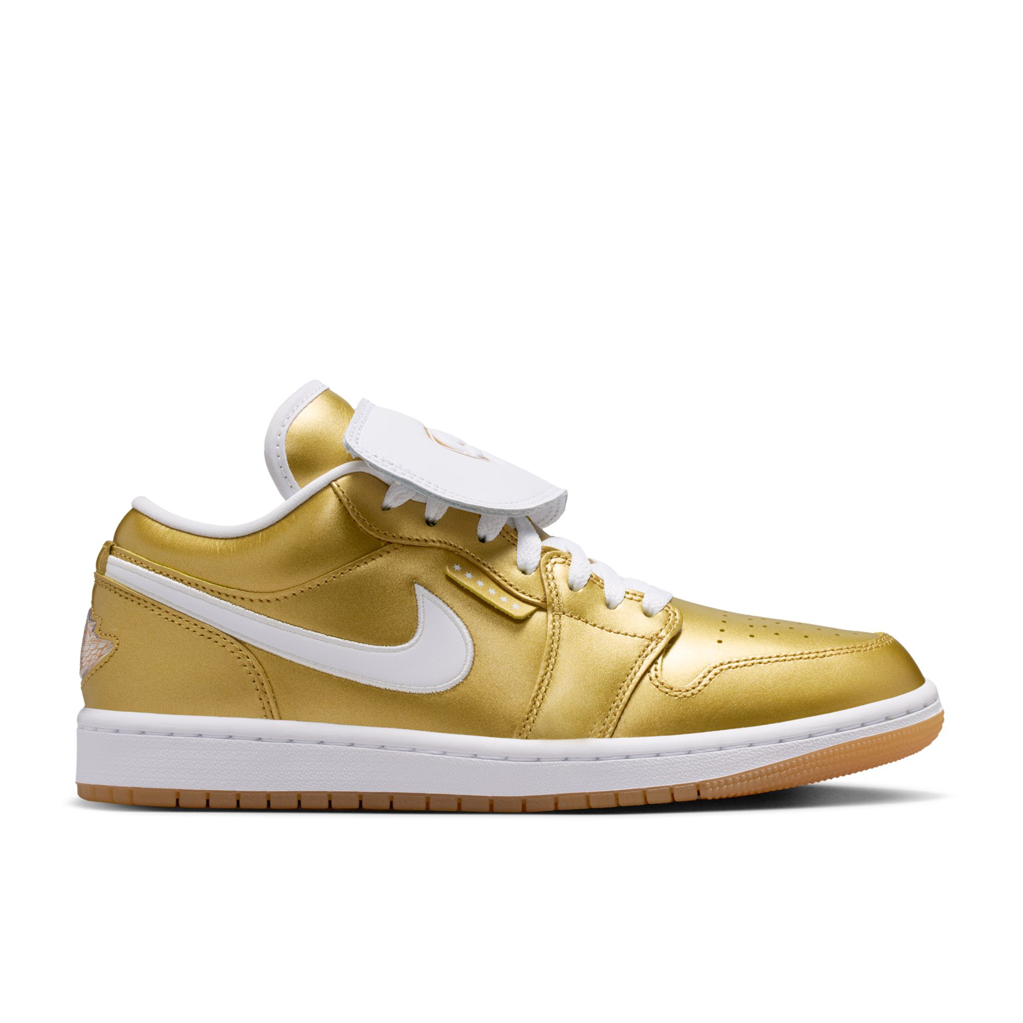 Women's Air Jordan 1 Low 'Gold Tiempo' - IR2304-703