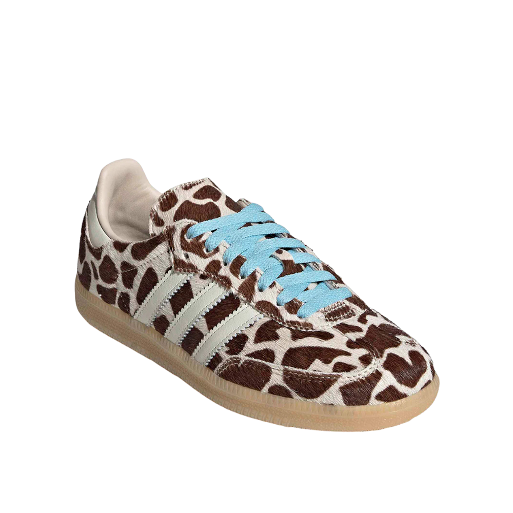 Women's Adidas Samba OG 'Cow Print Crystal Linen' - KI6669
