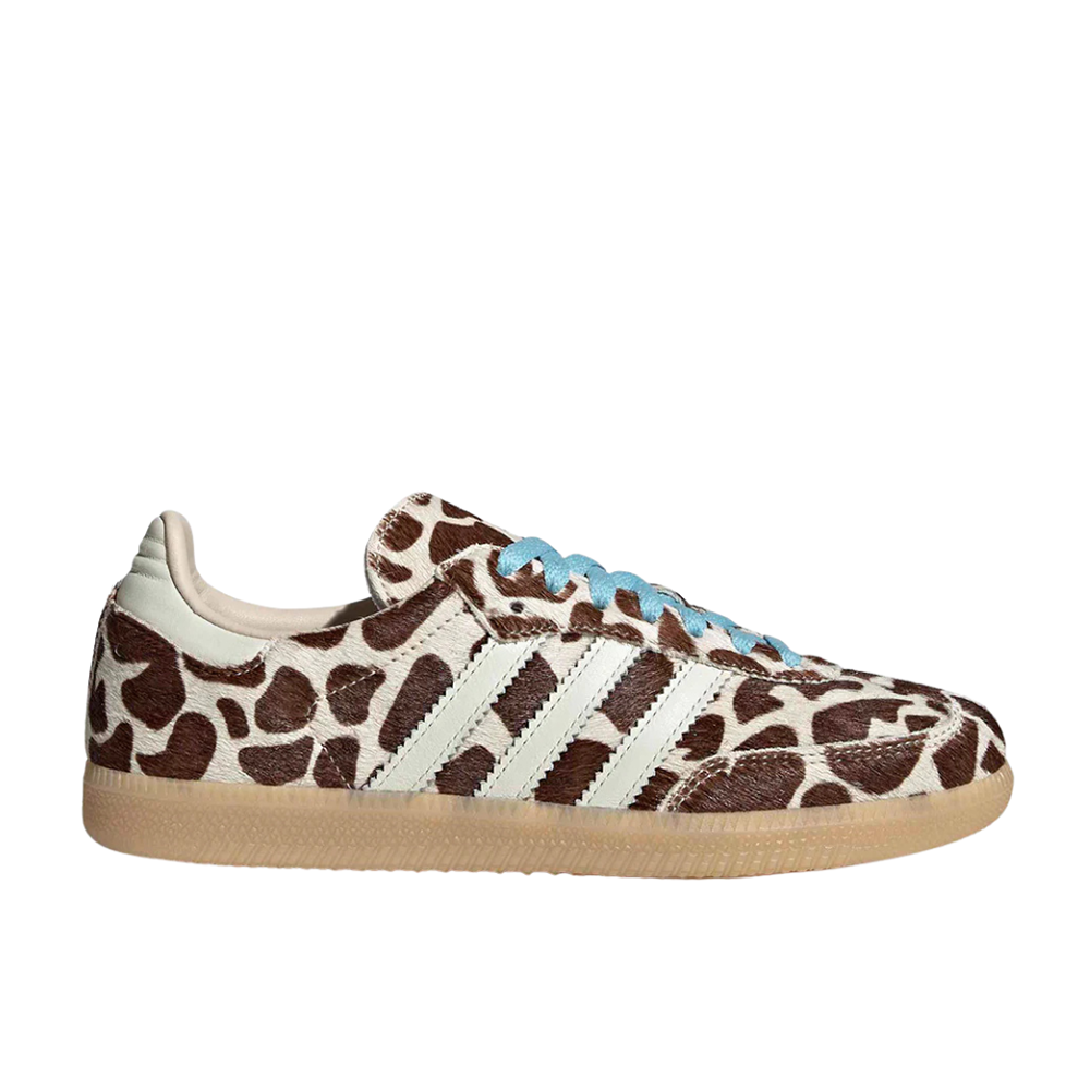 Women's Adidas Samba OG 'Cow Print Crystal Linen' - KI6669