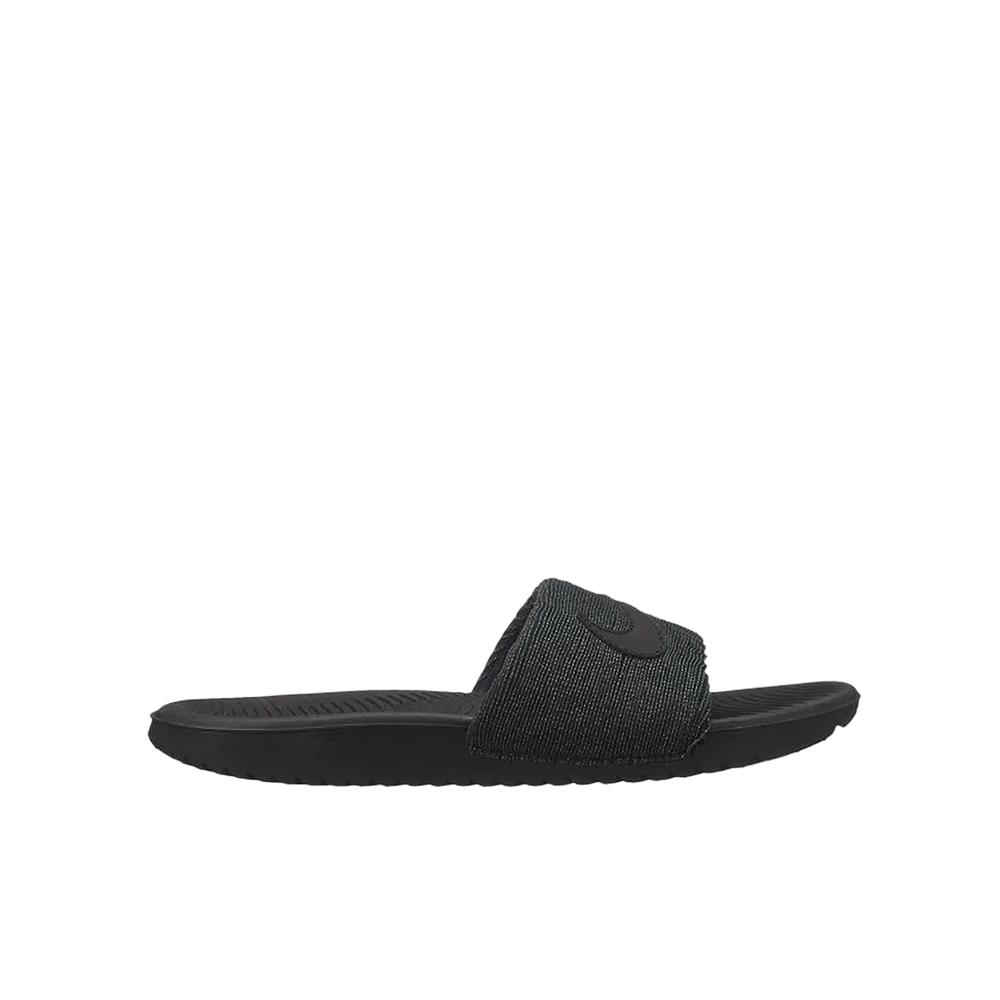 Grade School Nike Kawa Slide SE 'Black' - AJ2503-002