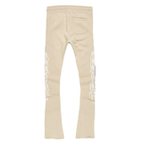 Jordan Craig Paradise Tour Stacked Sweatpants-Sand-8241L