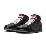 Air Jordan 1 Mid SE 'Black/black-white-wolf Grey' - HV5177-010