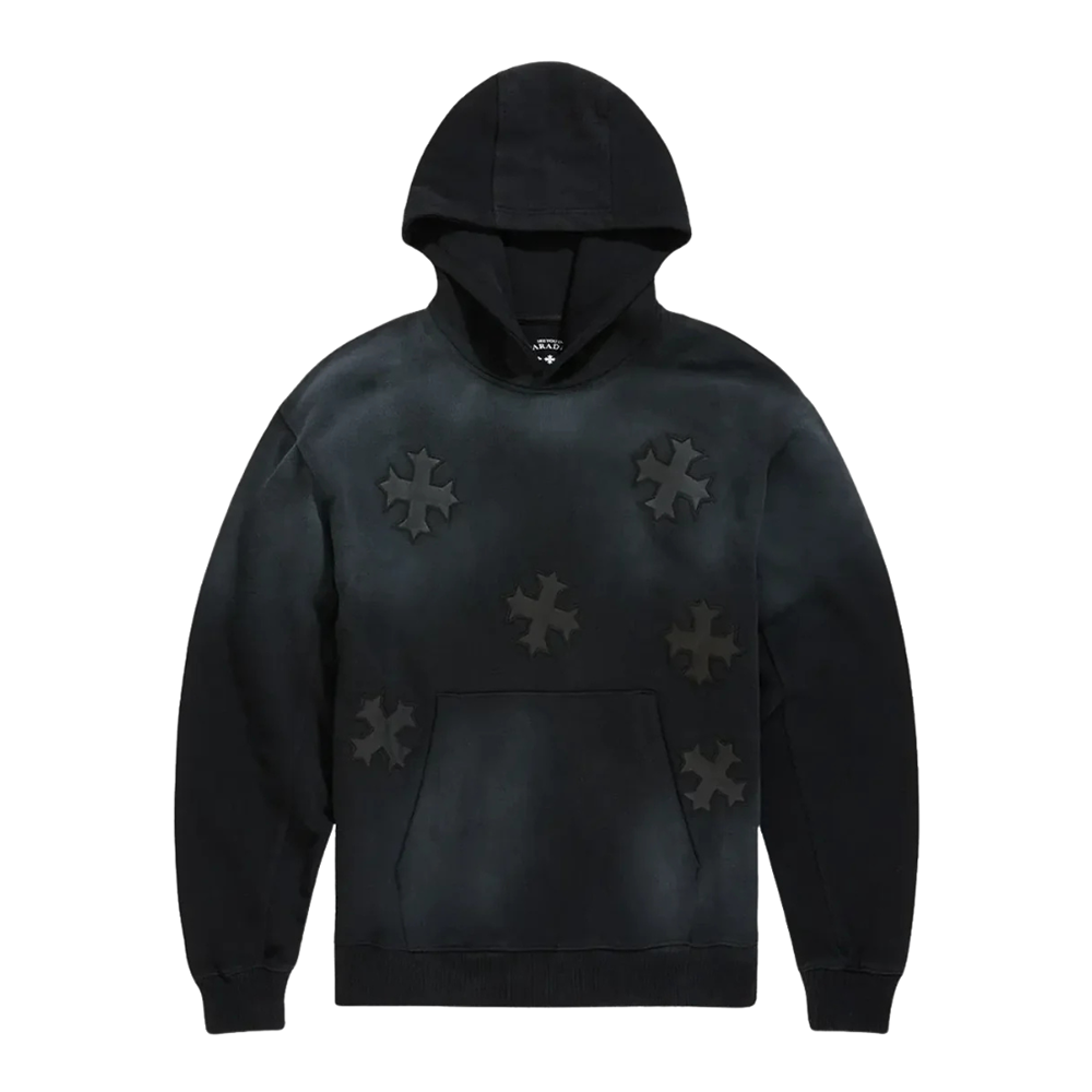 Jordan Craig Crossed Scythe Patched Hoody - Black Shadow - 9118H