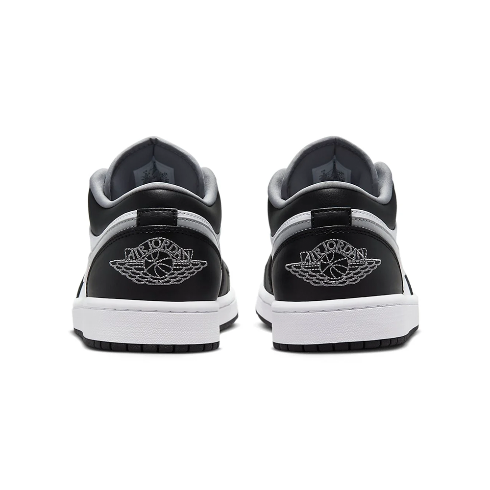 Men's Air Jordan 1 Low 'Black Medium Grey'-553558-040