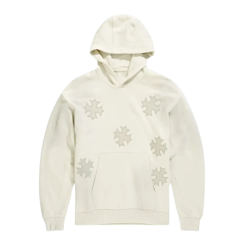 Jordan Craig Cross Scythe Patched Hoodie - Fog - 9118H