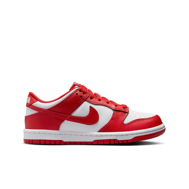 Nike Dunk Low 'White/University Red' - FB9109-119 (GS)