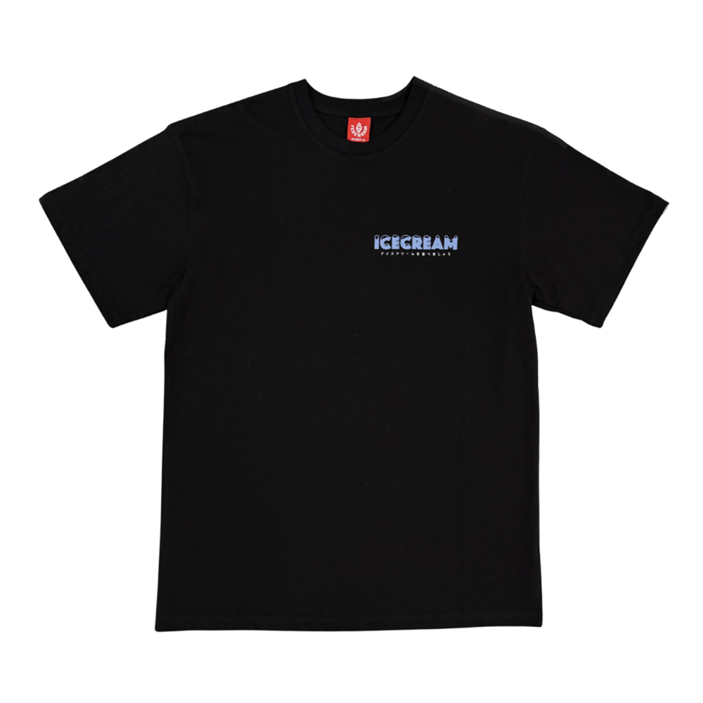 Ice Cream Menu SS Tee-Black - 461-1210