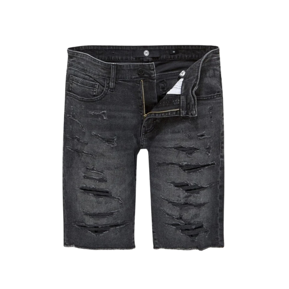 Jordan Craig Denim Shorts-Black Shadow-J3185S