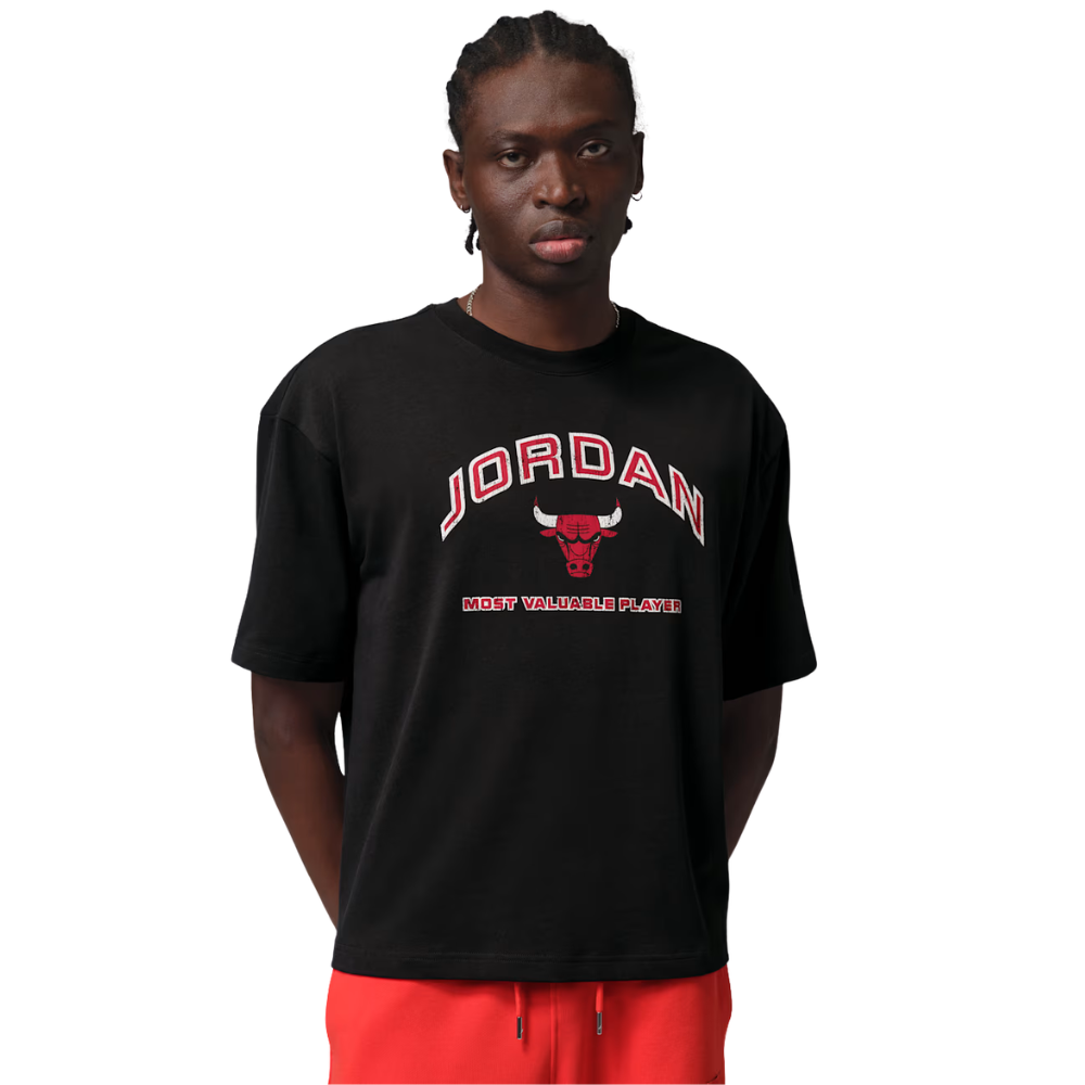 Jordan Flight Essentials Boxy Graphic T-Shirt-Black - IF3121-010
