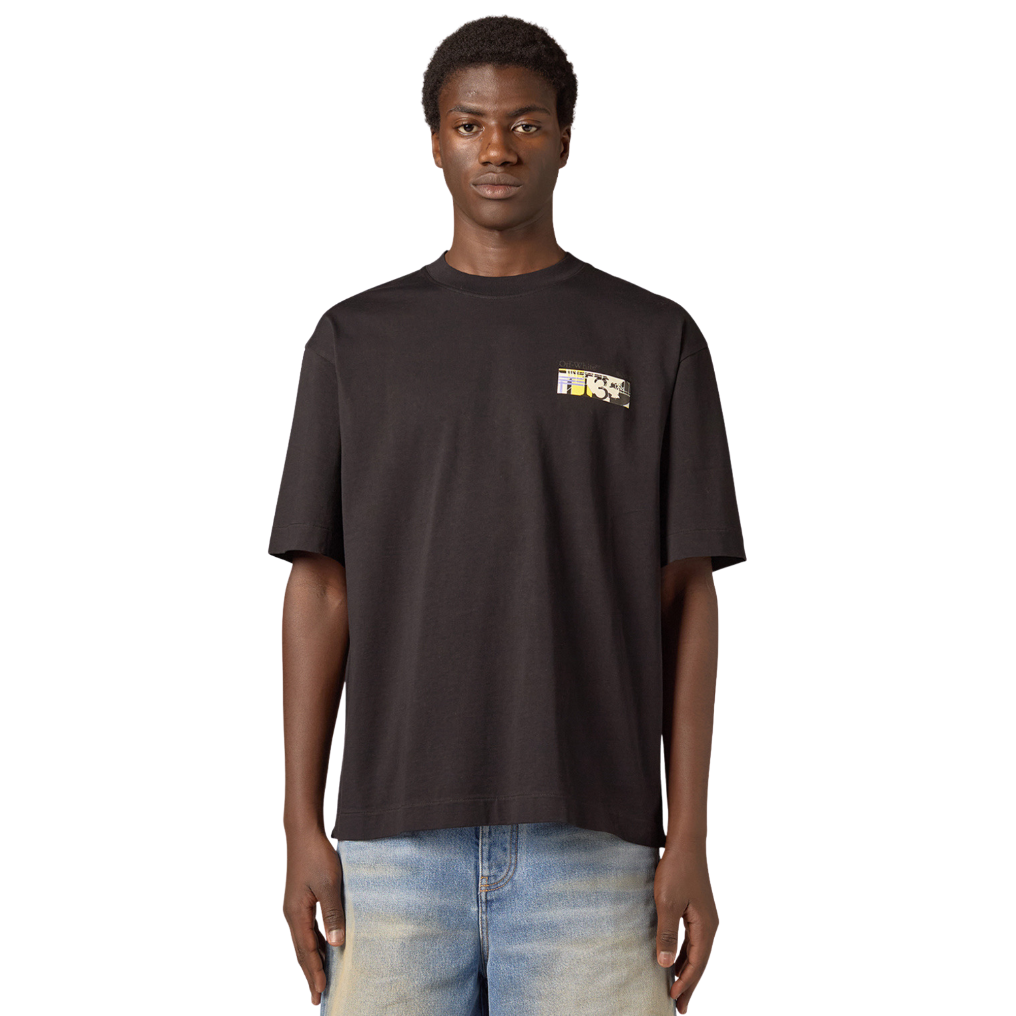 Off-White ™ Industrial Arrow Skate S/S tee-Black - 44MAA120F26J00Z001