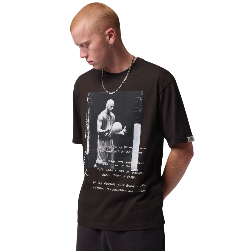 Jordan Brooklyn MJ Short Sleeve T-shirt-Shadow Brown - IV4901-235