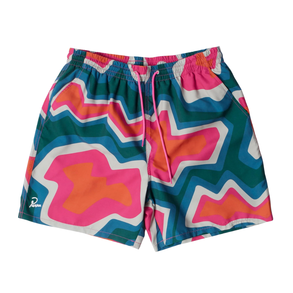 Parra Gem Stones Swim Shorts-Pink - 55435