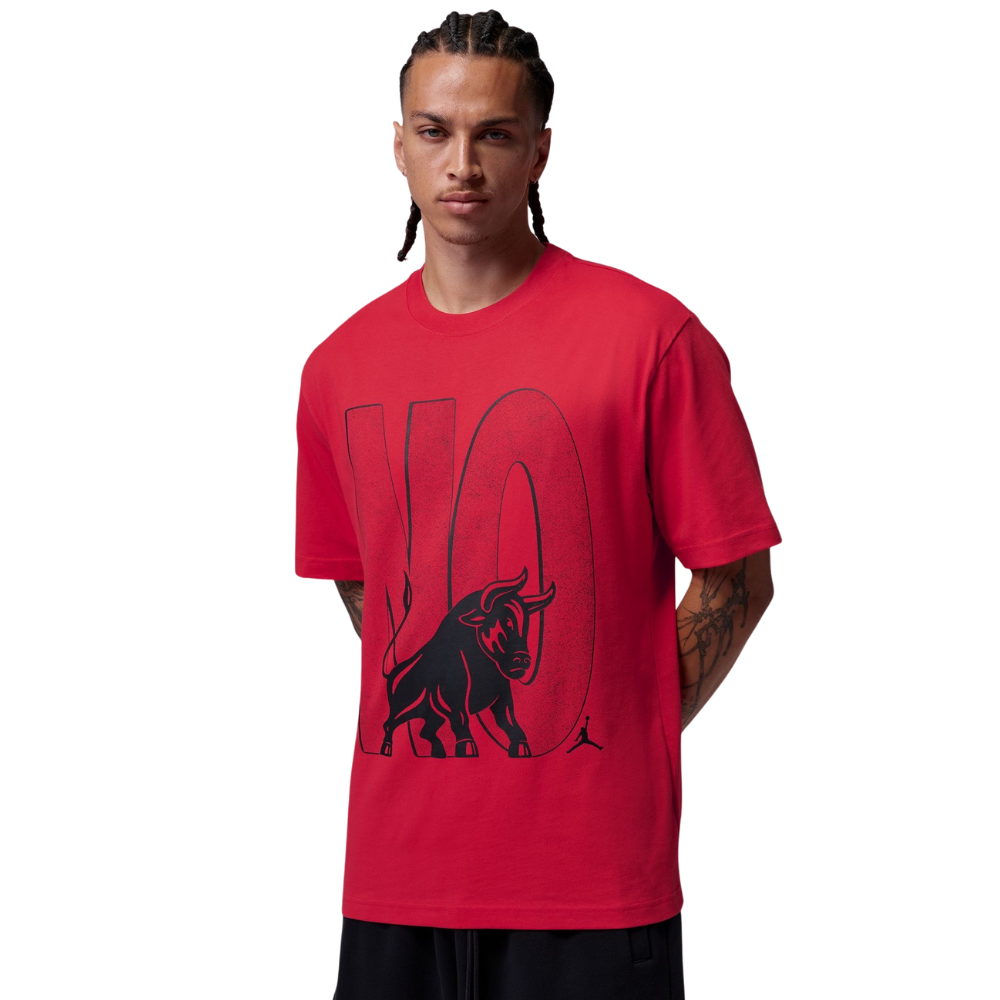 Jordan Graphic T- Shirt-Red- IR2117-612