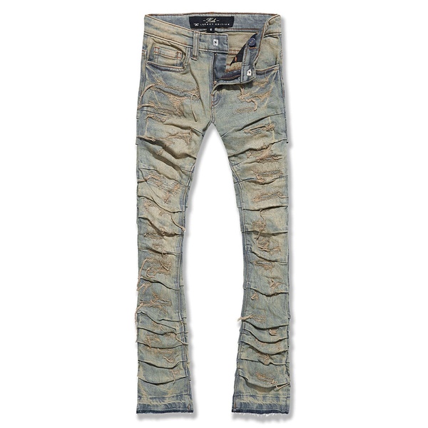 JORDAN CRAIG MARTIN STACKED - RIPPLE EFFECT DENIM-SUNRISE-JTF1157