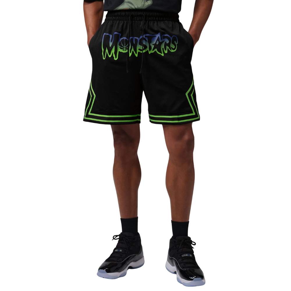 Jordan Dri-FIT Space Jam Diamond Shorts-Black/Action Green - IZ2323-010