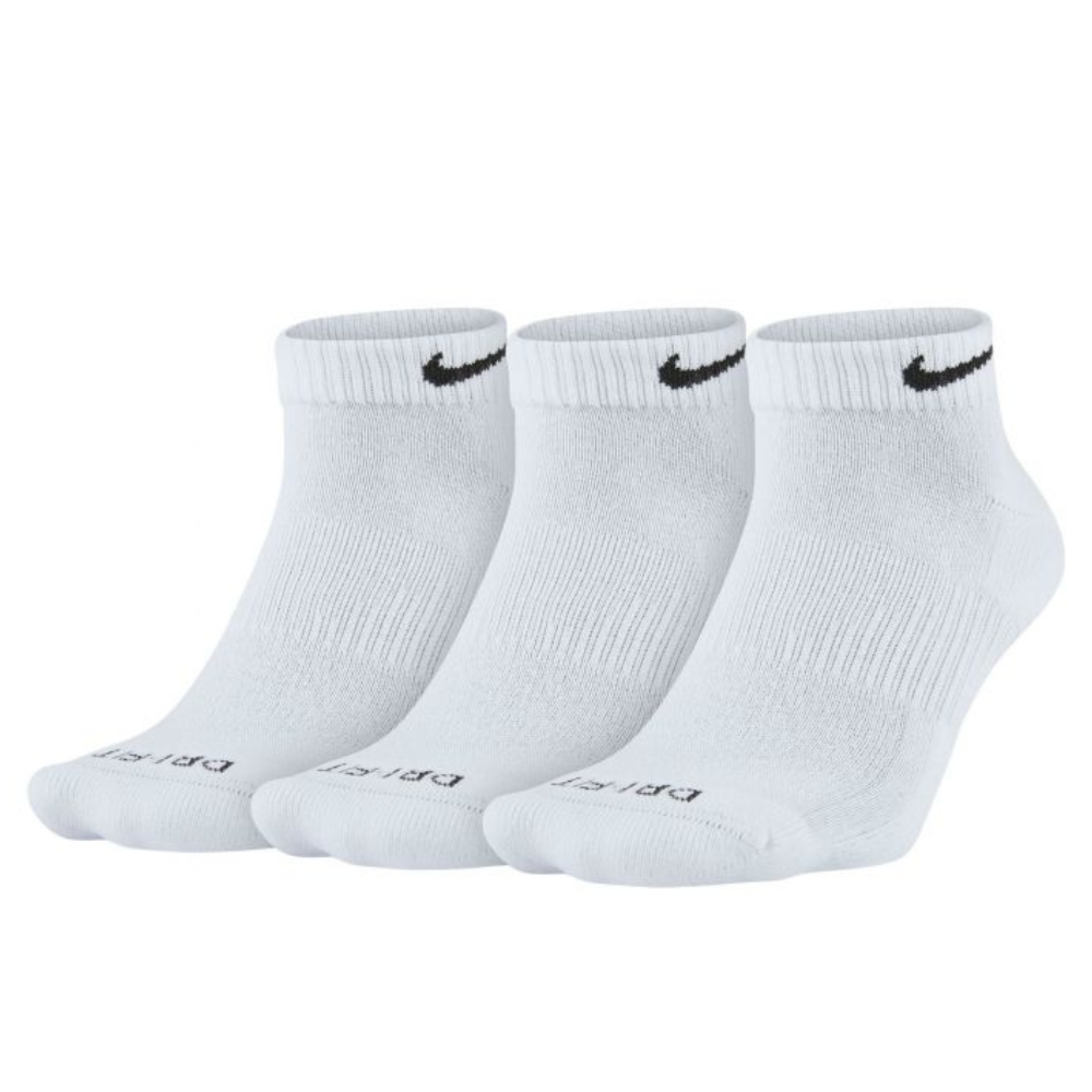Nike Everyday Plus Cushioned Training Ankle Socks (3 Pairs)-White-SX7040-100