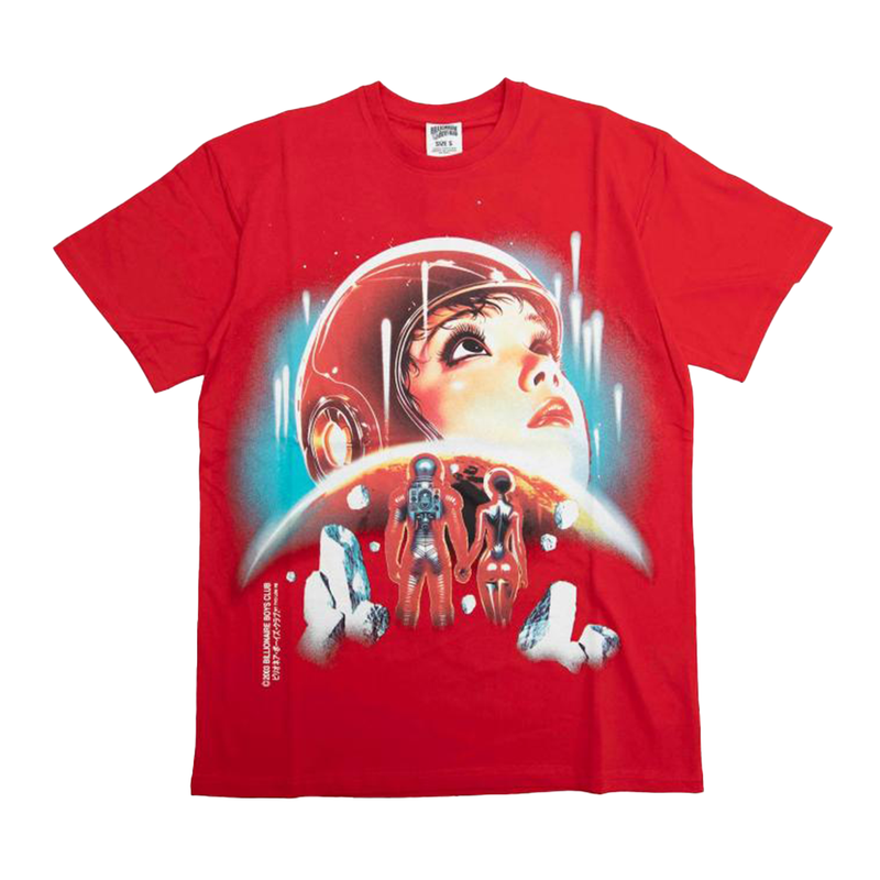 Billionaire Boys Club BB Abyss SS Tee-Red-851-1205