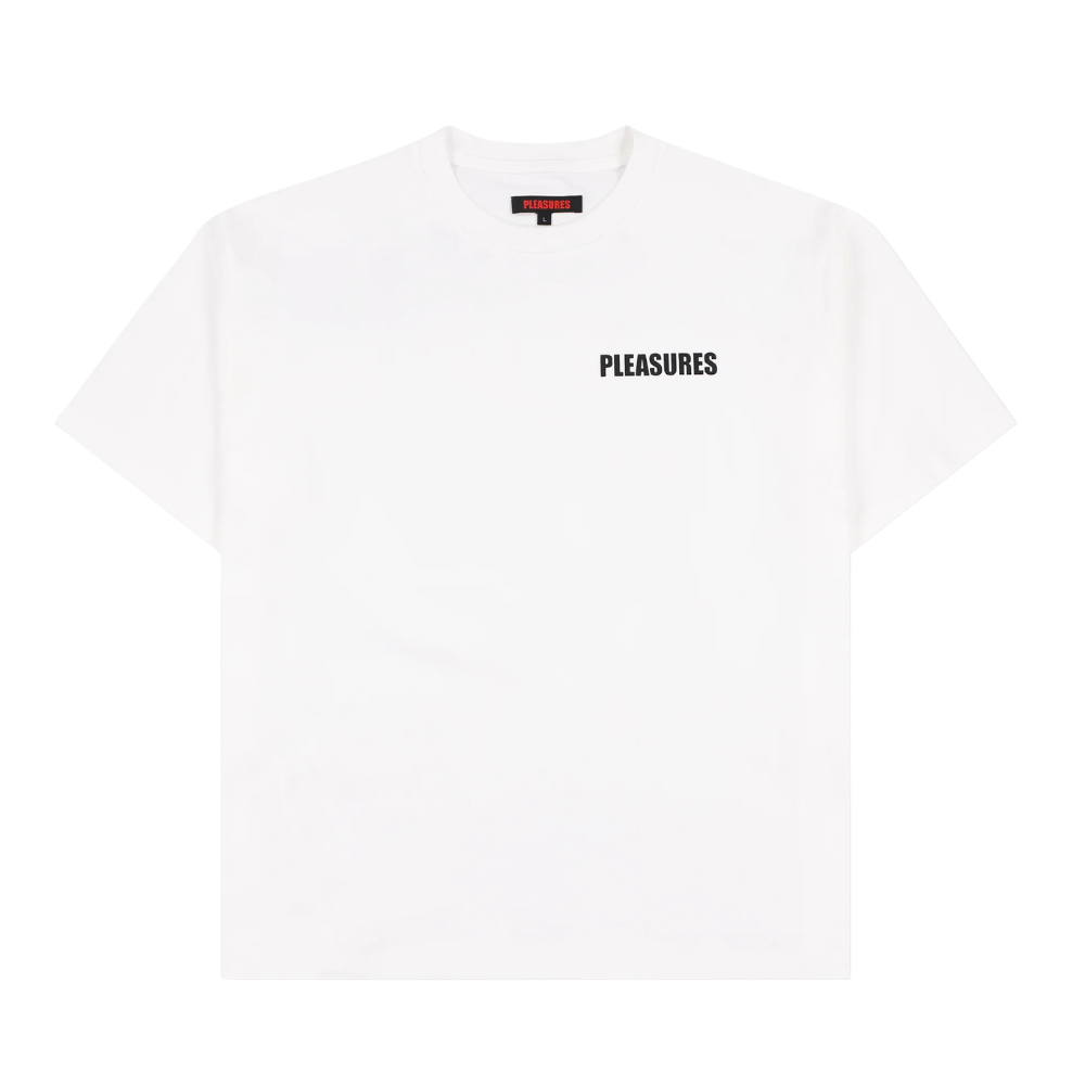 Pleasures Impact Heavyweight Shirt-White - P26SU021