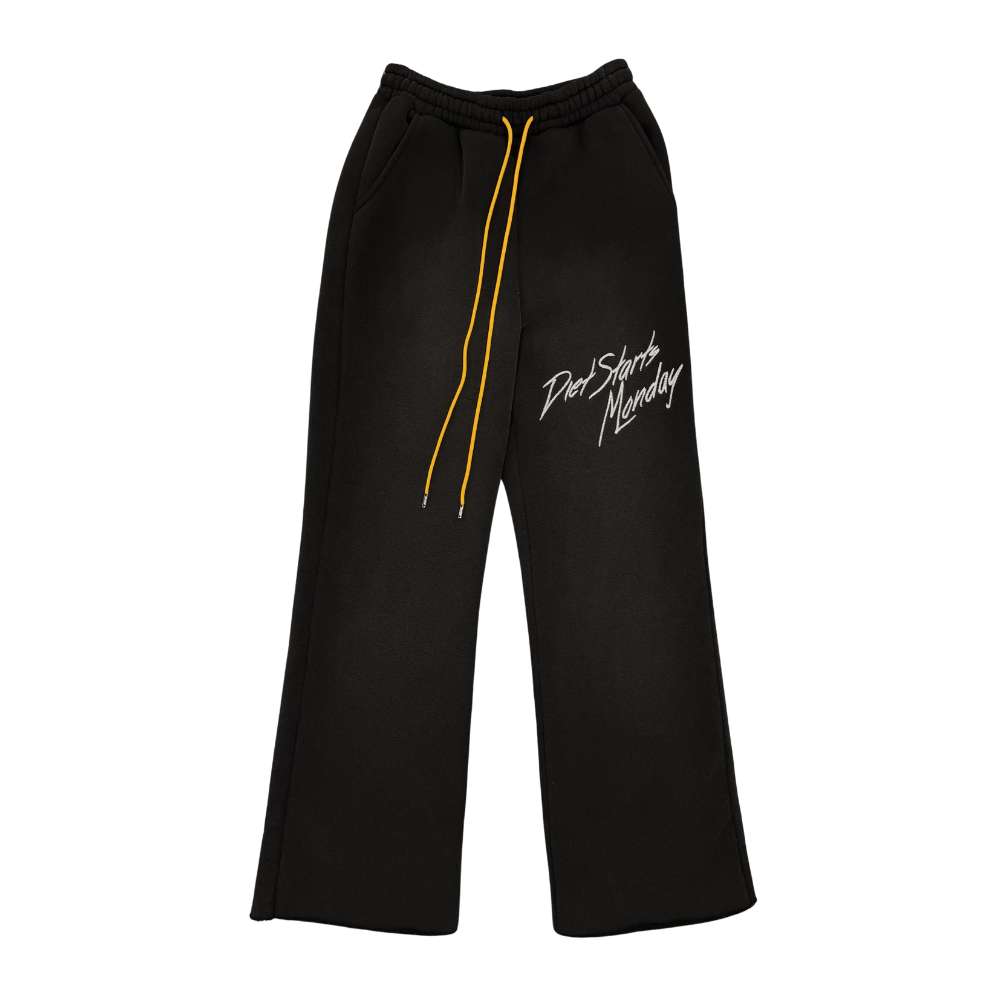 Diet Starts Monday Marker Sweatpant - Black - DSM-S26-054