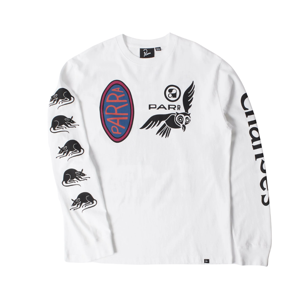 Parra Team Changes Long Sleeve T-Shirt-White - 55150