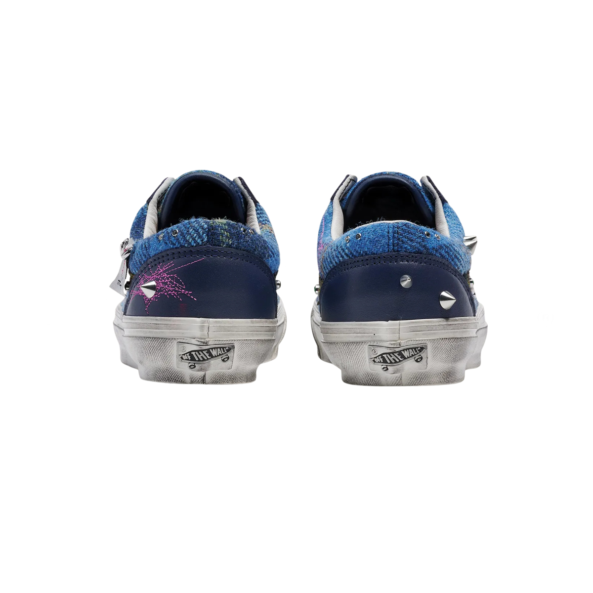 Men's Vans LX Old Skool 36 Harris Tweed 'NAVY/MULTI' - VN000E8VBIP1