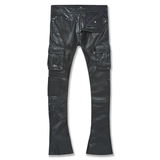 Jordan Craig Ross Stacked Billie Jean Cargo Pants-Black-JRF9379