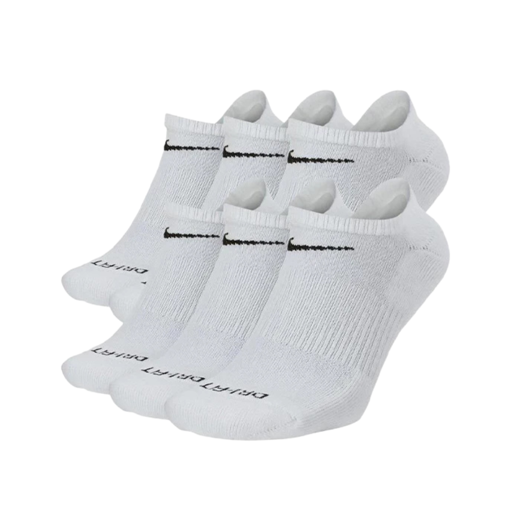 Nike Everyday Plus Cushioned Socks (6-Pack) - White - SX6898-100