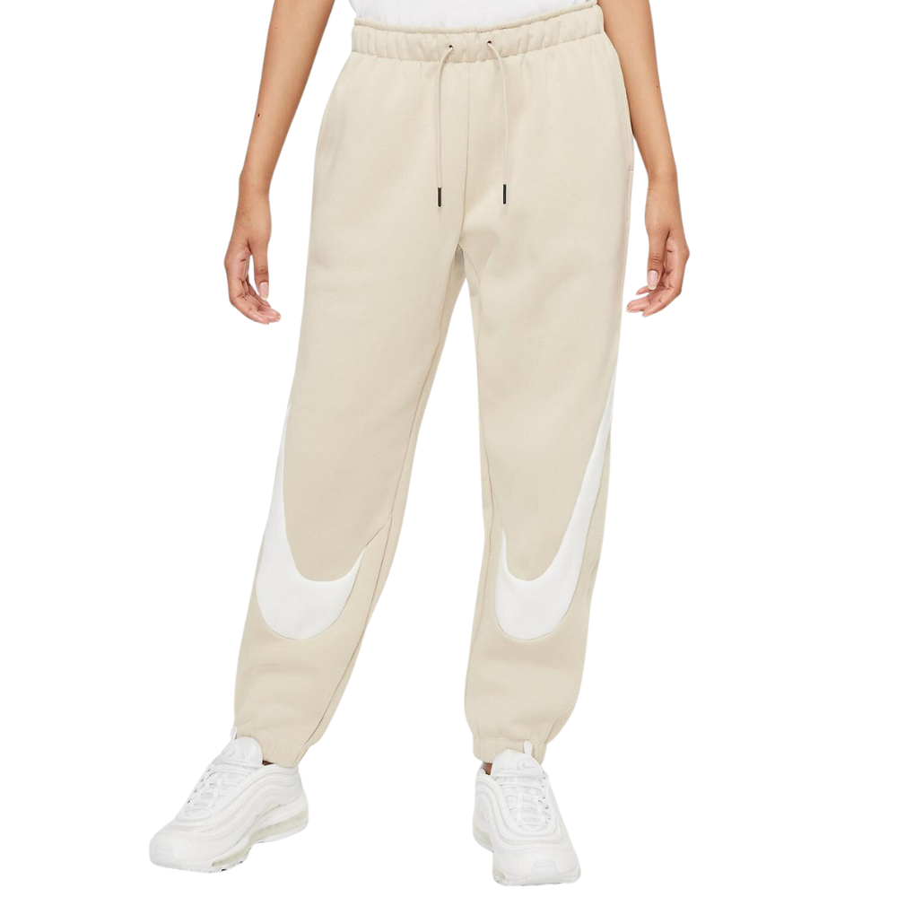 Women's Nike NSW Swoosh Graphic Fleece Joggers-Tan-DD5582-206