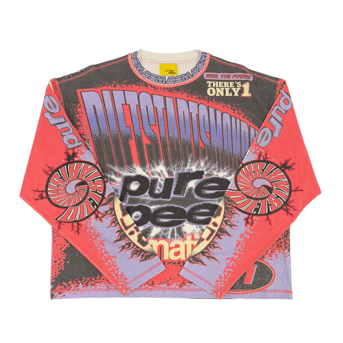 Diet Starts Monday MX Racing Jersey - Black/Red/Purple - DSM-FW26-051