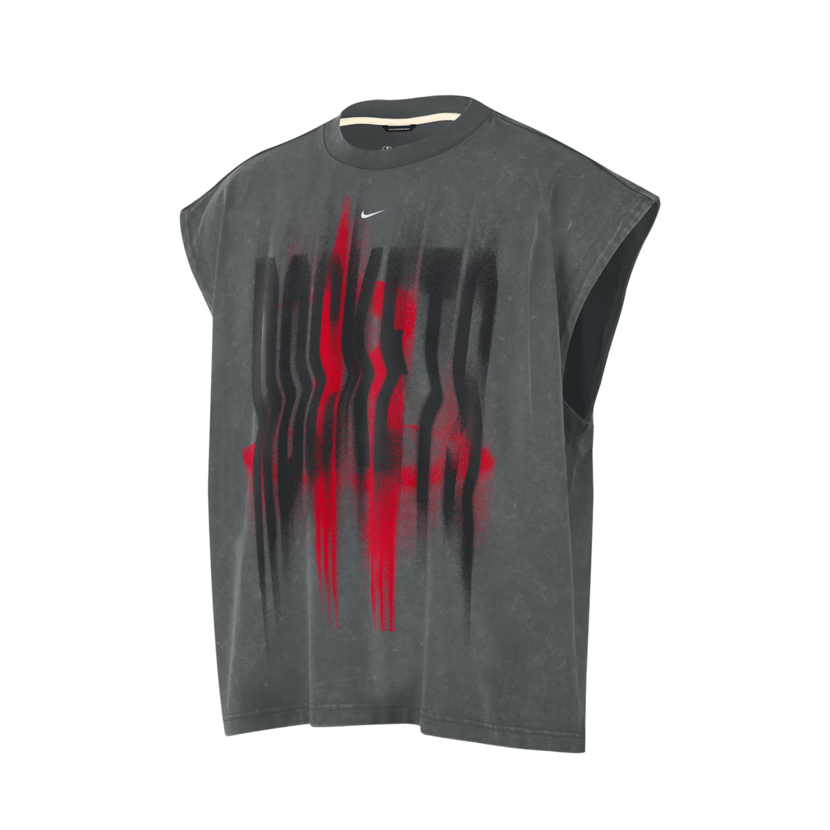 Nike Houston MNK DF SI SLVLS Top Icon T-Shirt-Black/Red - IQ1733-068