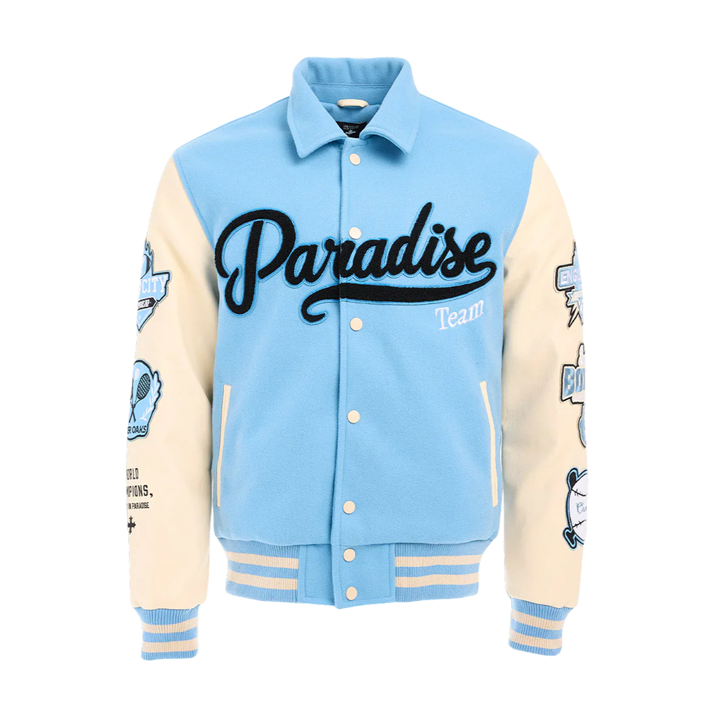 Jordan Craig Chicago Varsity Jacket-Sky Blue-91700