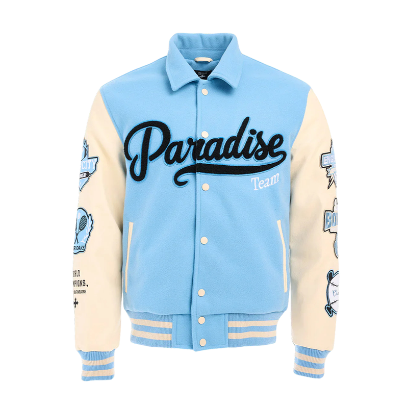 Jordan Craig Chicago Varsity Jacket-Sky Blue-91700