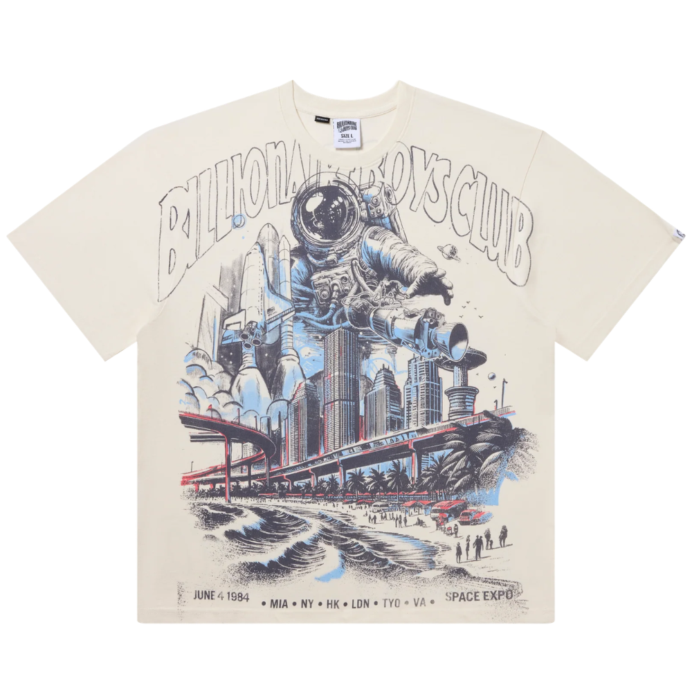 Billionaire Boys Club BB Space Expo SS Knit-Gardenia - 861-2317
