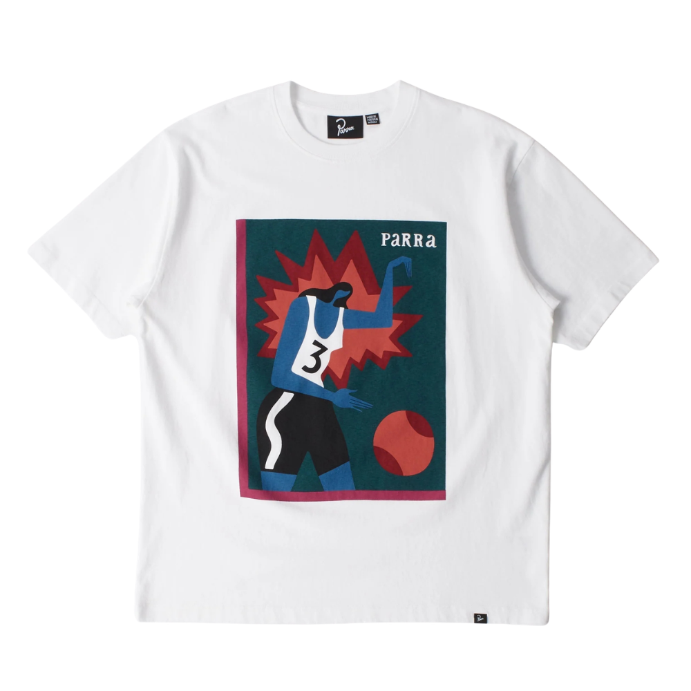 Parra Baseketball T-Shirt-White - 55465