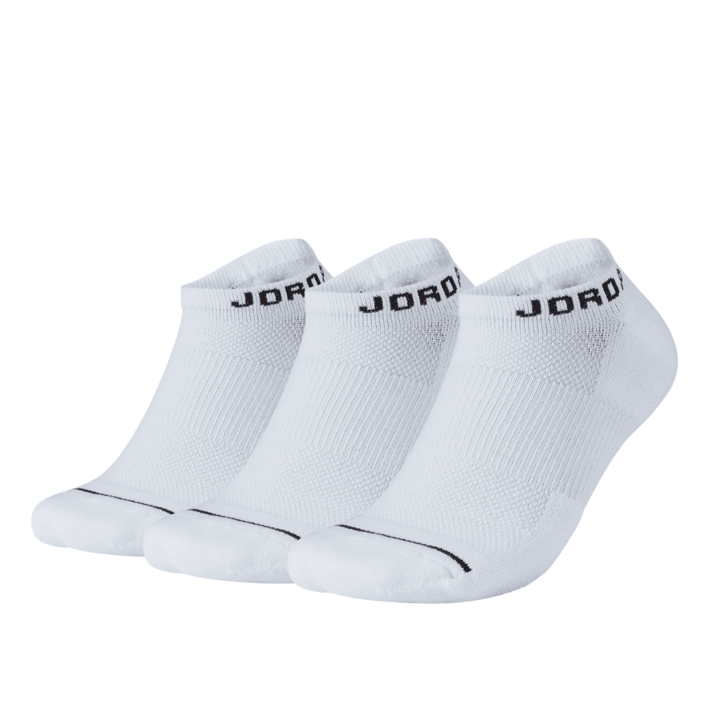 Jordan Jumpman No-Show Men's Socks (3-Pack) - White - SX5546-100
